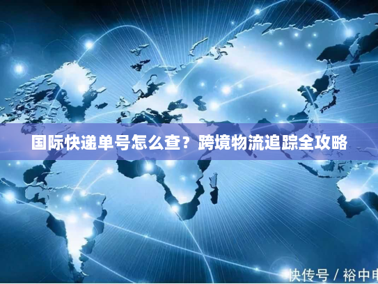 国际快递单号怎么查？跨境物流追踪全攻略