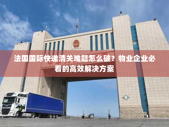 法国国际快递清关难题怎么破？物业企业必看的高效解决方案