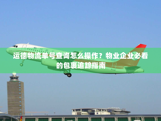运德物流单号查询怎么操作？物业企业必看的包裹追踪指南