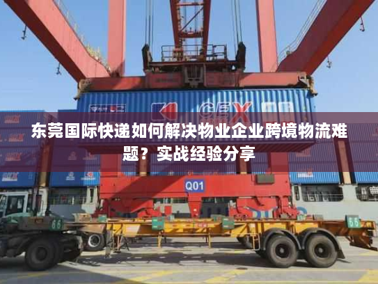 东莞国际快递如何解决物业企业跨境物流难题?实战经验分享 东莞国际快递如何解决物业企业跨境物流难题?实战经验分享