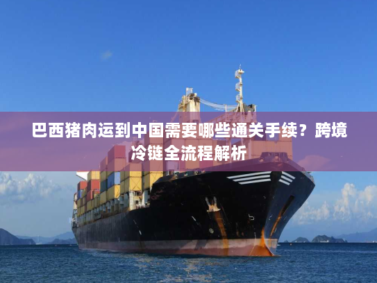 巴西猪肉运到中国需要哪些通关手续?跨境冷链全流程解析 巴西猪肉运到中国需要哪些通关手续?跨境冷链全流程解析
