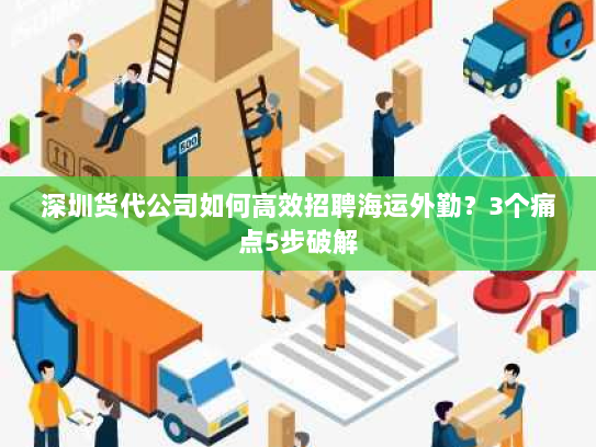 深圳货代公司如何高效招聘海运外勤？3个痛点5步破解