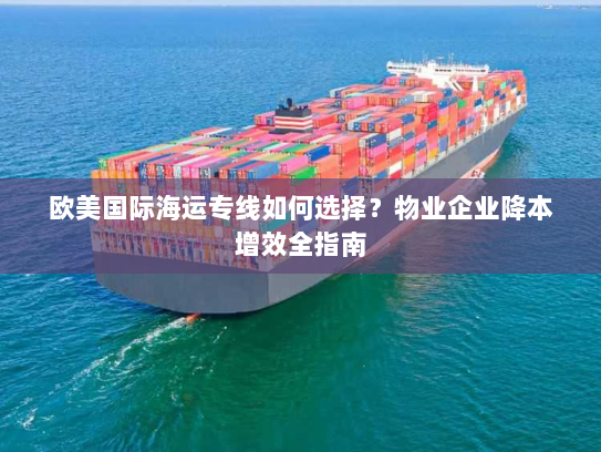 欧美国际海运专线如何选择？物业企业降本增效全指南