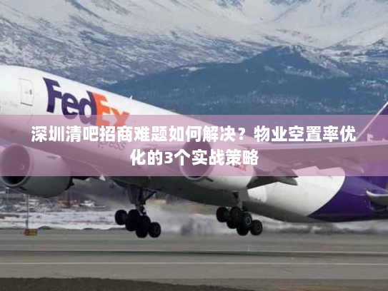 深圳清吧招商难题如何解决?物业空置率优化的3个实战策略 深圳清吧招商难题如何解决?物业空置率优化的3个实战策略