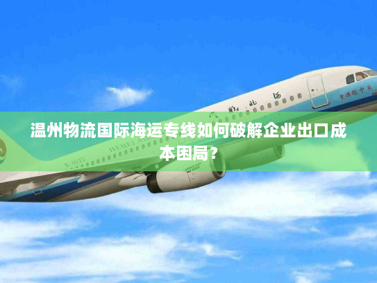 温州物流国际海运专线如何破解企业出口成本困局？