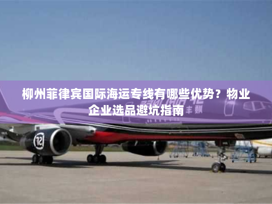 柳州菲律宾国际海运专线有哪些优势?物业企业选品避坑指南 柳州菲律宾国际海运专线有哪些优势?物业企业选品避坑指南