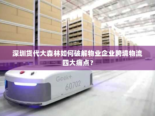 深圳货代大森林如何破解物业企业跨境物流四大痛点？