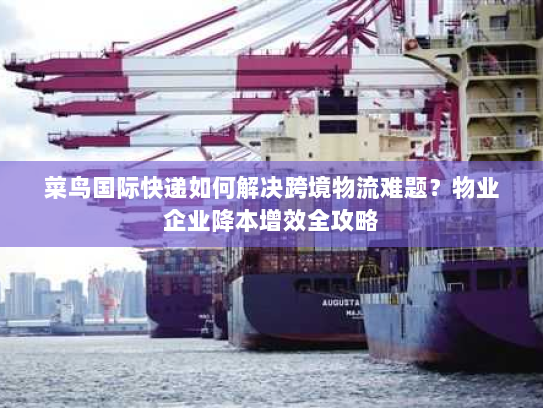 菜鸟国际快递如何解决跨境物流难题？物业企业降本增效全攻略