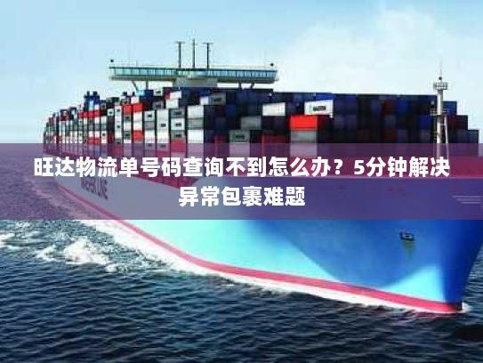 旺达物流单号码查询不到怎么办？5分钟解决异常包裹难题
