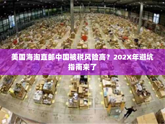 美国海淘直邮中国被税风险高？202X年避坑指南来了