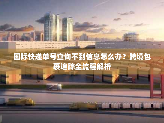 国际快递单号查询不到信息怎么办？跨境包裹追踪全流程解析