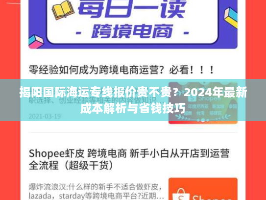 揭阳国际海运专线报价贵不贵？2024年最新成本解析与省钱技巧