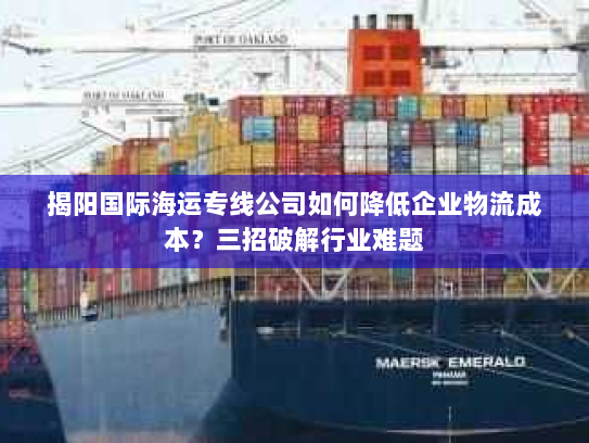 揭阳国际海运专线公司如何降低企业物流成本？三招破解行业难题