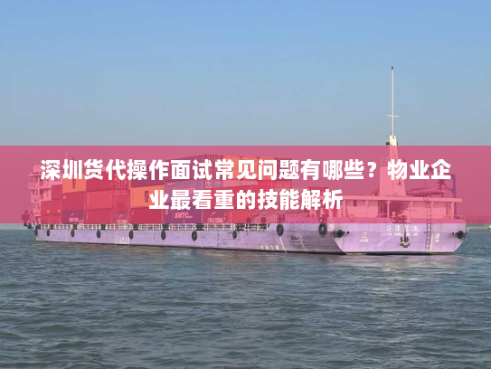 深圳货代操作面试常见问题有哪些?物业企业最看重的技能解析 深圳货代操作面试常见问题有哪些?物业企业最看重的技能解析
