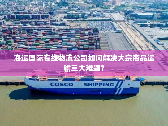 海运国际专线物流公司如何解决大宗商品运输三大难题？