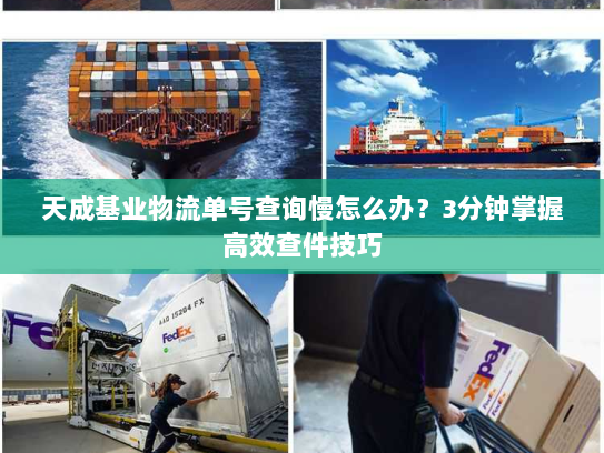 天成基业物流单号查询慢怎么办?3分钟掌握高效查件技巧 天成基业物流单号查询慢怎么办?3分钟掌握高效查件技巧