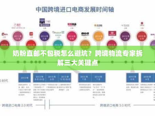 奶粉直邮不包税怎么避坑？跨境物流专家拆解三大关键点