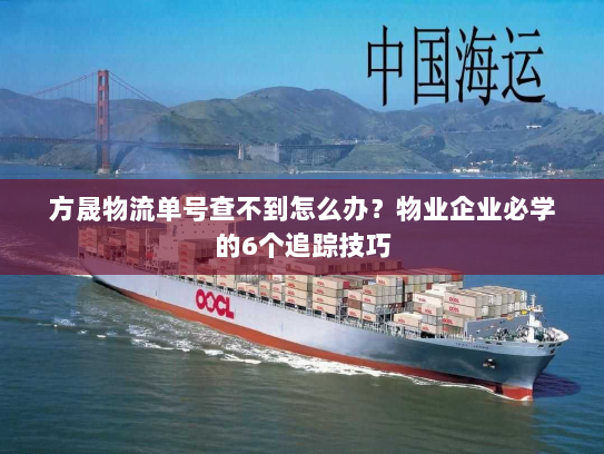 方晟物流单号查不到怎么办？物业企业必学的6个追踪技巧