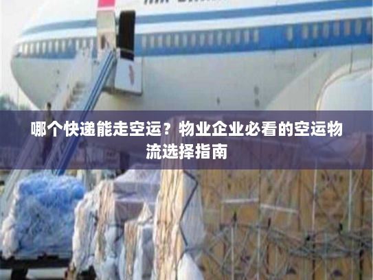 哪个快递能走空运？物业企业必看的空运物流选择指南