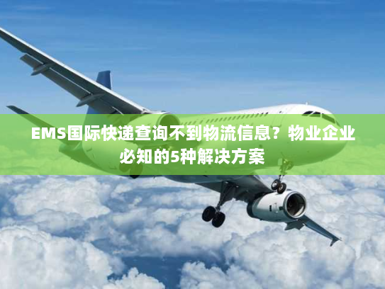 EMS国际快递查询不到物流信息？物业企业必知的5种解决方案