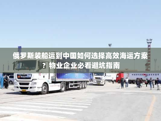 俄罗斯装船运到中国如何选择高效海运方案？物业企业必看避坑指南