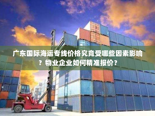 广东国际海运专线价格究竟受哪些因素影响?物业企业如何精准报价? 广东国际海运专线价格究竟受哪些因素影响?物业企业如何精准报价?