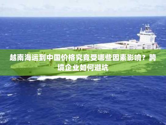 越南海运到中国价格究竟受哪些因素影响？跨境企业如何避坑