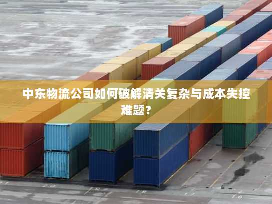 中东物流公司如何破解清关复杂与成本失控难题？