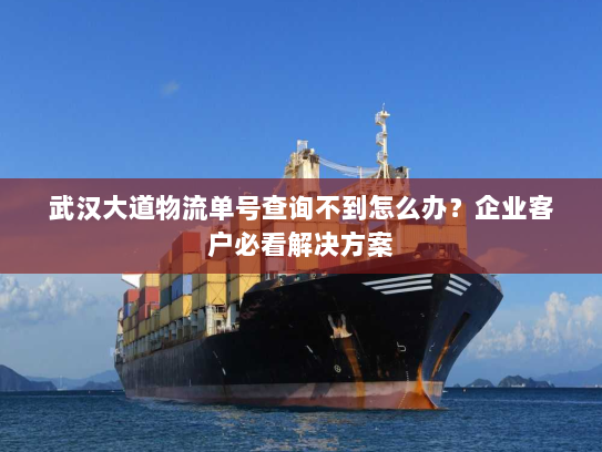 武汉大道物流单号查询不到怎么办？企业客户必看解决方案
