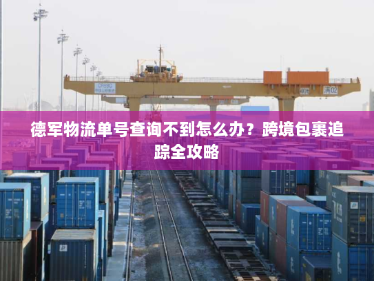 德军物流单号查询不到怎么办？跨境包裹追踪全攻略