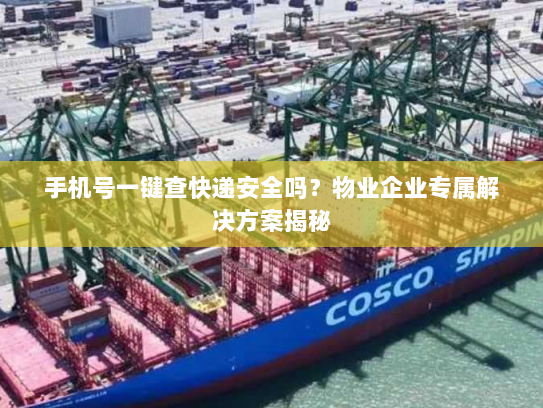 手机号一键查快递安全吗？物业企业专属解决方案揭秘