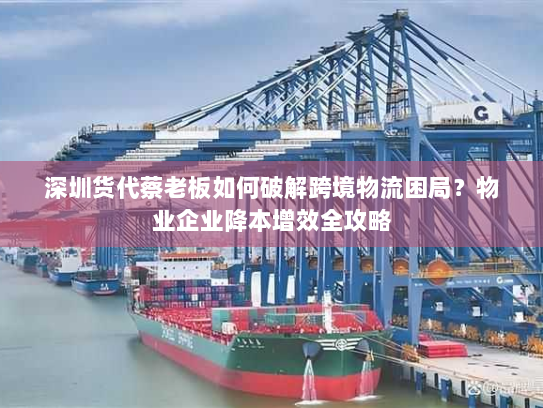 深圳货代蔡老板如何破解跨境物流困局？物业企业降本增效全攻略