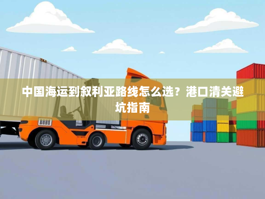 中国海运到叙利亚路线怎么选？港口清关避坑指南