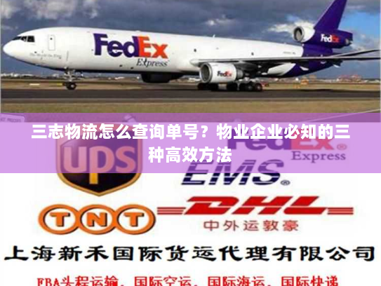 三志物流怎么查询单号?物业企业必知的三种高效方法 三志物流怎么查询单号?物业企业必知的三种高效方法