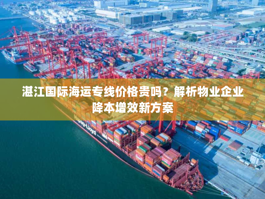 湛江国际海运专线价格贵吗?解析物业企业降本增效新方案 湛江国际海运专线价格贵吗?解析物业企业降本增效新方案