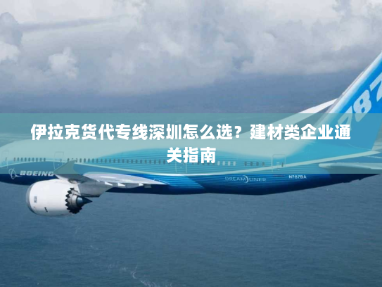 伊拉克货代专线深圳怎么选？建材类企业通关指南