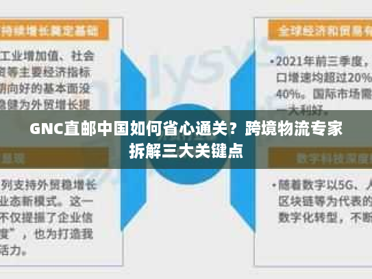 GNC直邮中国如何省心通关？跨境物流专家拆解三大关键点