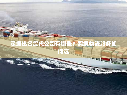 深圳出名货代公司有哪些？跨境物流服务如何选