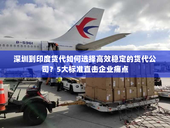 深圳到印度货代如何选择高效稳定的货代公司？5大标准直击企业痛点