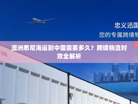 澳洲悉尼海运到中国需要多久？跨境物流时效全解析