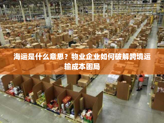 海运是什么意思？物业企业如何破解跨境运输成本困局