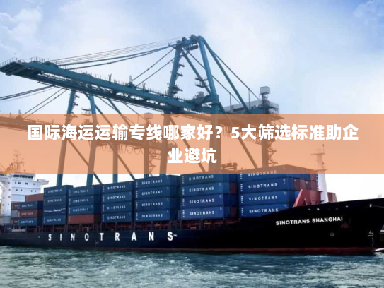 国际海运运输专线哪家好？5大筛选标准助企业避坑
