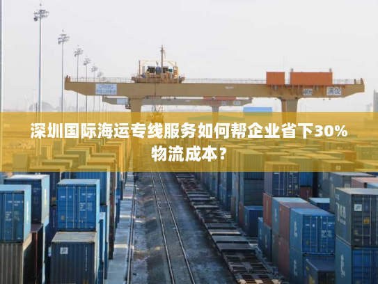 深圳国际海运专线服务如何帮企业省下30%物流成本？