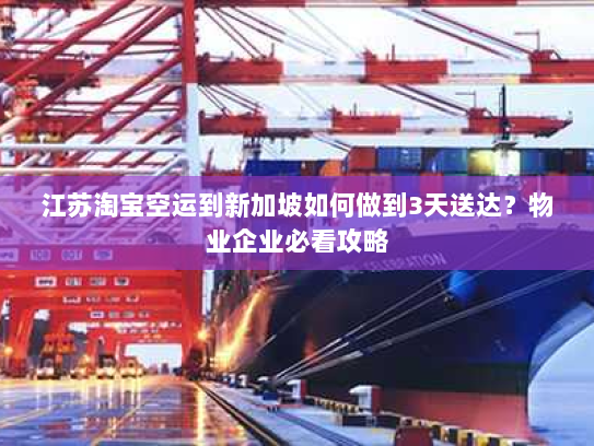 江苏淘宝空运到新加坡如何做到3天送达？物业企业必看攻略