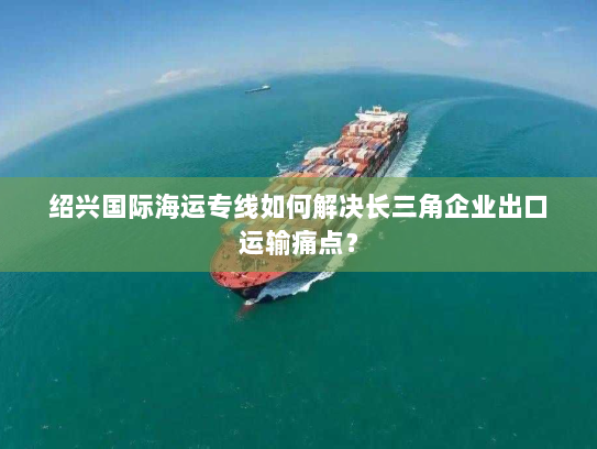 绍兴国际海运专线如何解决长三角企业出口运输痛点? 绍兴国际海运专线如何解决长三角企业出口运输痛点?