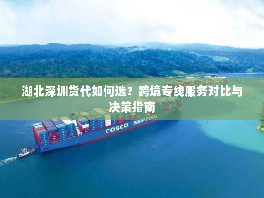 湖北深圳货代如何选？跨境专线服务对比与决策指南