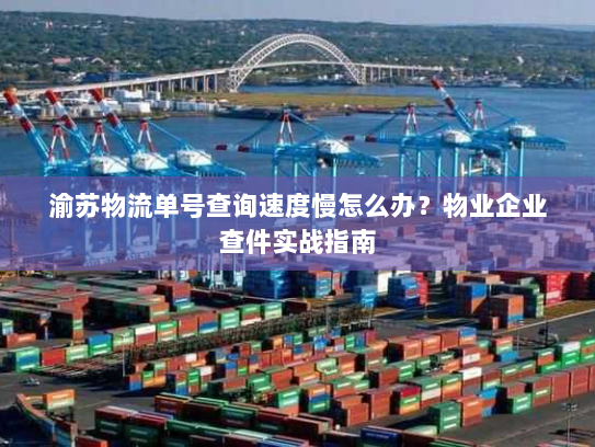 渝苏物流单号查询速度慢怎么办？物业企业查件实战指南