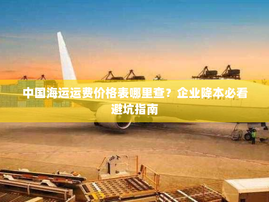 中国海运运费价格表哪里查?企业降本必看避坑指南 中国海运运费价格表哪里查?企业降本必看避坑指南