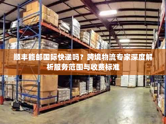 顺丰能邮国际快递吗？跨境物流专家深度解析服务范围与收费标准