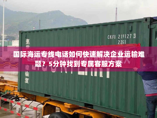国际海运专线电话如何快速解决企业运输难题？5分钟找到专属客服方案